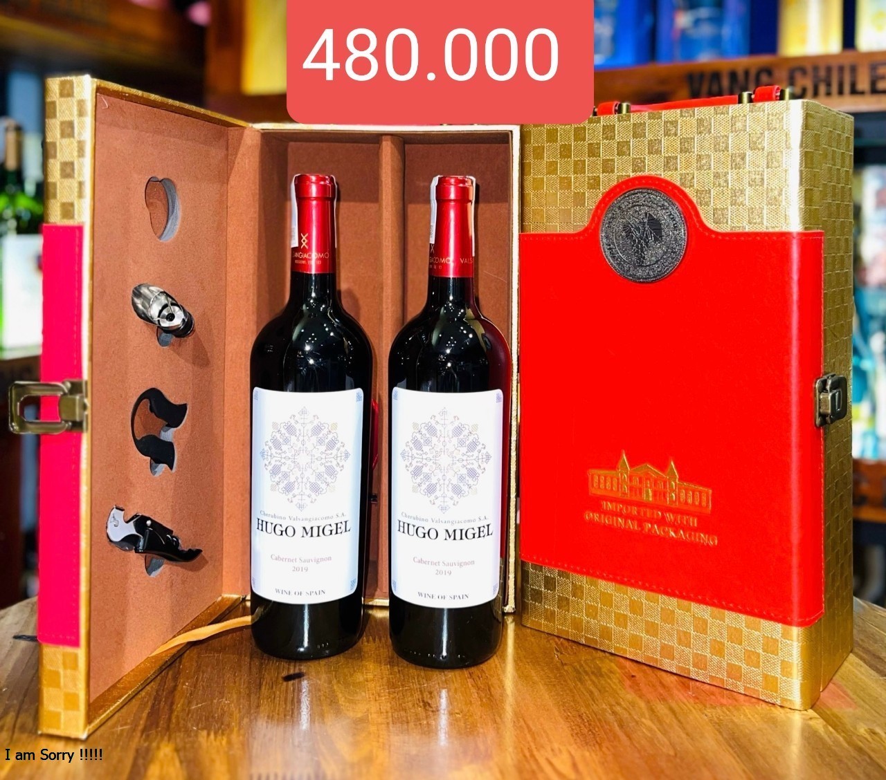 SET HỘP DA ĐÔI + 2 HUGO