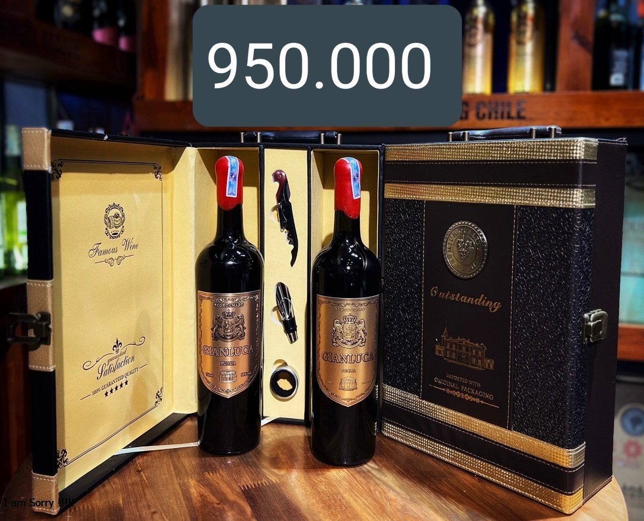 SET HỘP DA ĐÔI + 2 CLESTIN