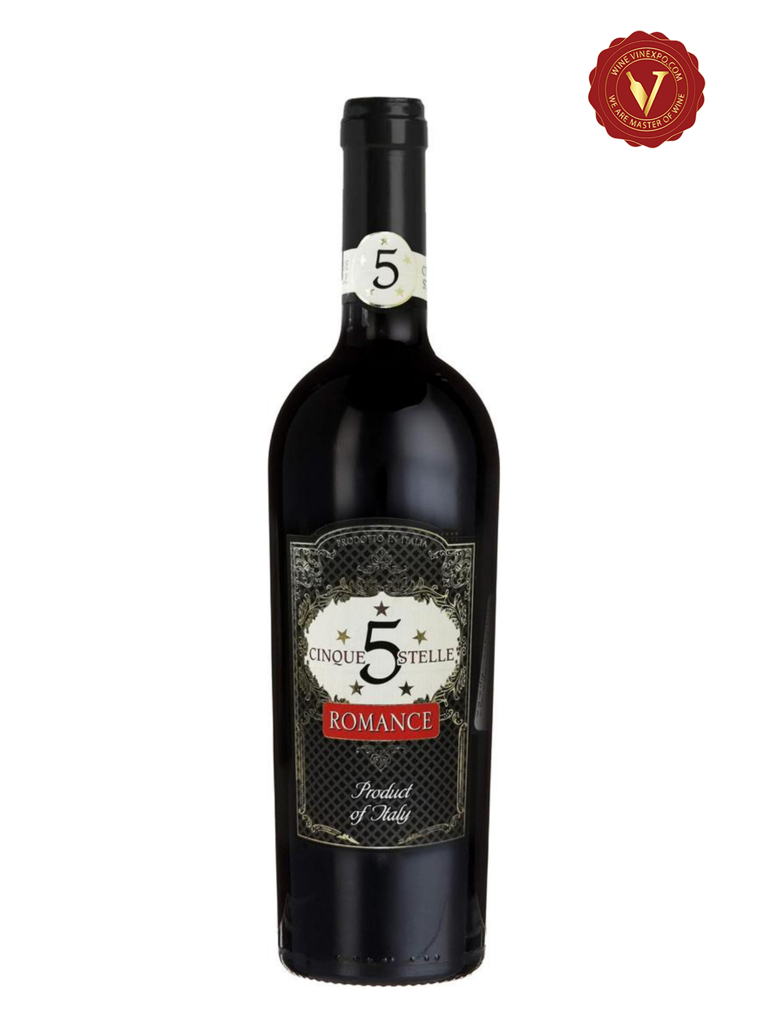 Rượu Vang Cinque Stelle Romance Bevanda Aromatizzata A Base Di Vino