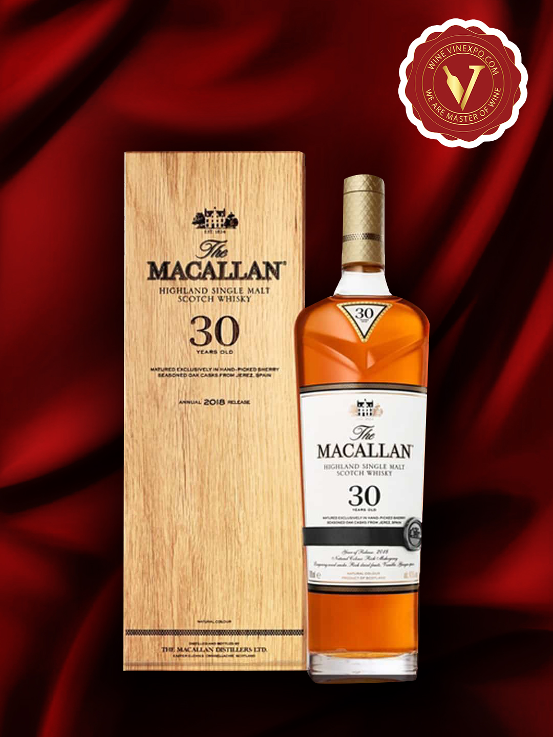 Rượu Macallan 30 Years Old Fine Oak