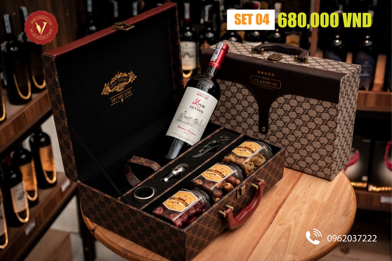 SET QUÀ TẾT HỘP DA HẠT+ GUTAVO